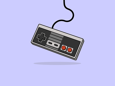 NES Controller controller design illustration nes