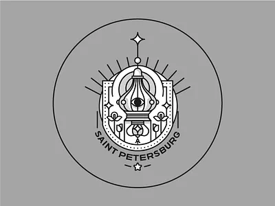 Logo V1 badge crest eye holy icon identity logo mark russia shield stroke symbol