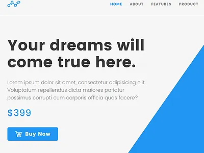 Blue - Single Page Product Landing WooCommerce Theme landing page lead lead generation marketing one page online marketing product product landing page sales page service landing page software
