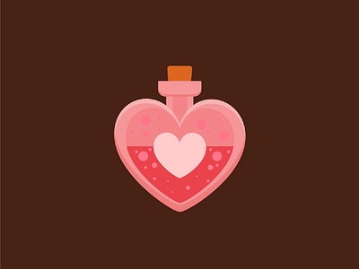 Love Potion icons illustration love potion