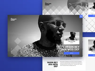 DR KONCERTHUSET shot #3/ Concert page architecture blue concert design event eventpage music shop ui venue webshop