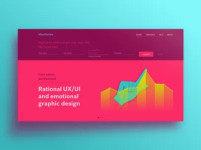 All about concept clean concept home landing minimal page ui ux web