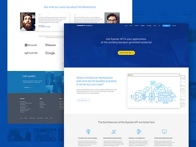 API gateway marketplace ui ux webdesign