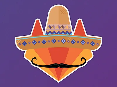 Sombrero Tanuki — GitLab Mexico Summit 2017 cancun design git gitlab illustration mexico summit swag team typography