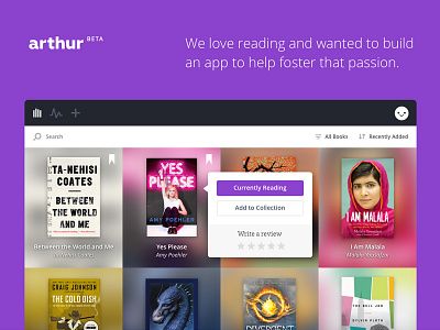 Meet Arthur app book books library reading