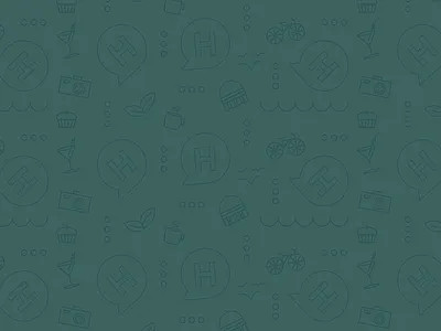 Illustrations & Patters | Sketches For Current Client biking coffee illustration cupcake green pattern illustrations madison madison wisconsin patterns simple pattern social social club