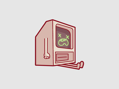 Macintoxic apple design icon illustration mac thunder rockets ui ux