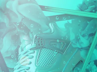 Jordan 4 basketball jordan jordans kicks nike photoshop shoes teal triangle water