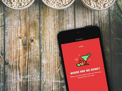 Annual Valentine's Margarita + Taco Tour App barcrawl love map margarita taco valentines