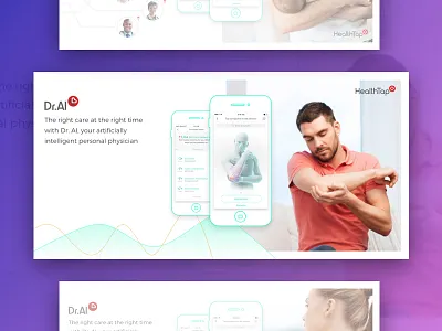Marketing Panels advertising brand healthtap marketing mobile print ui ux