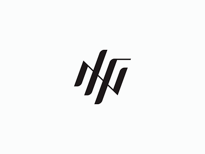 NHG clean icon initial letter logo modern monogram simple