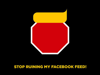 Stop it, Trump icon stop trump vector