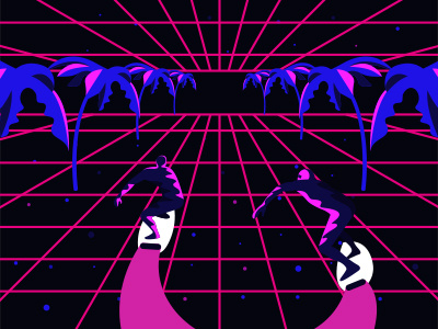 A Trip in Spacetime illustration spacetime trip