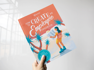 How to Create an Employee Handbook adventure handbook hr illustration lettering midcenturymodern print