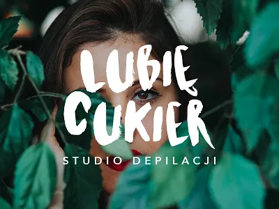 Lubię Cukier logotype logo logotype poland service studio sugaring szczecin