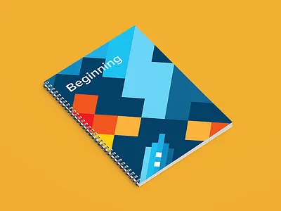 Beginning Notebook branding identity printdesign