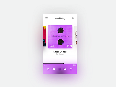 Music player appdesign design designer mobile ui musicplayer ux