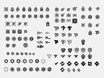 Photo Authentication Logo authentic brand identity certify fingerprint identity design logo logo mark security