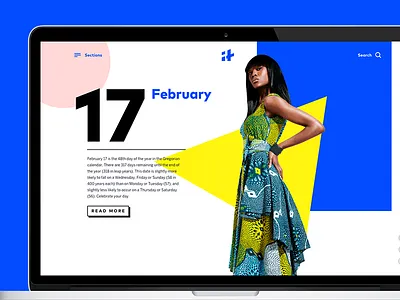 Blog Post UI blog dailyui shapes
