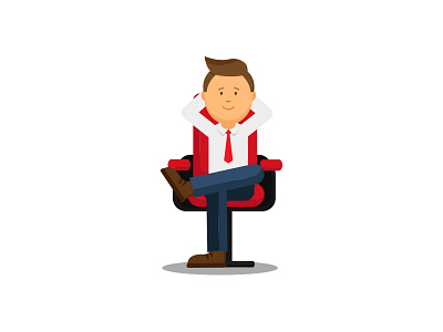 Flat Businessman Character Design businessman character design flat