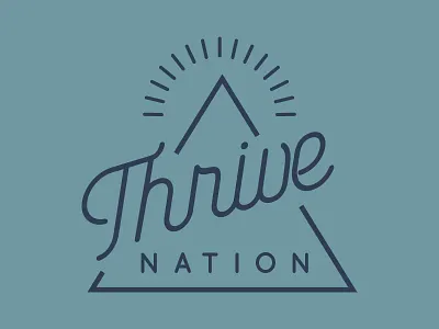 THRIVE NATION education logo thrive youth