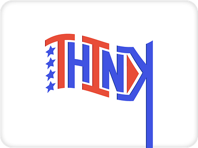 C'mon America america flag patriotism political stars type