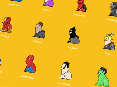 Superhero hero ui