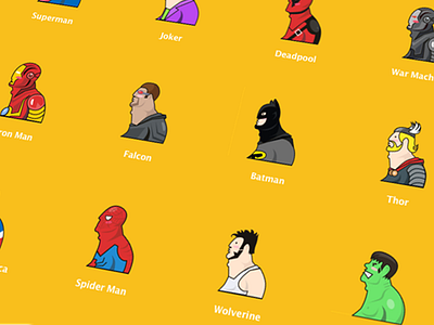 Superhero hero ui