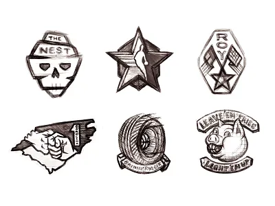 All-Star Concept Sketches all star as17 basketball bbq charlotte logo nba patches sketch skull sports tire