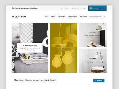 Accent Pro - Ecommerce Theme clean ecommerce genesis genesiswp homepage theme u ux webshop woocommerce