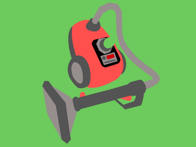 Poltergust 3000 flat game gamecube luigi luigis mansion minimalist nintendo