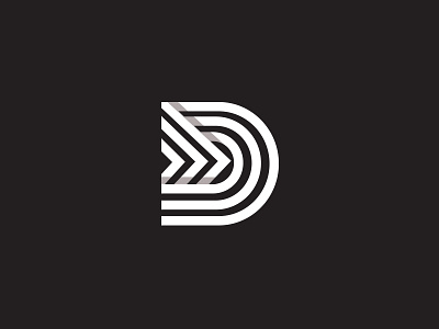 D black d design font letter lettering line marks monogram skecth type typography