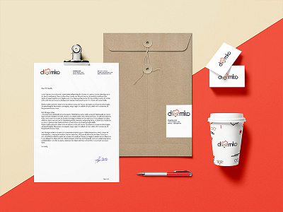 DOOMKO//Branding branding estate home house identity logo logotype orange real visual