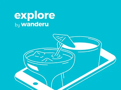 wanderu illo illustration isometric line travel wanderu