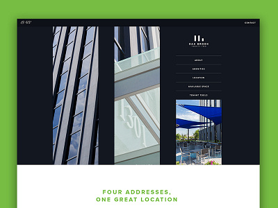 Oak Brook 22 building clean modern oakbrook real estate web web design