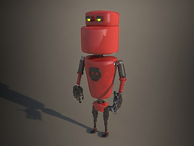 3D - Robot 3d 3d character animation character character design children cinema4d udemy uiux