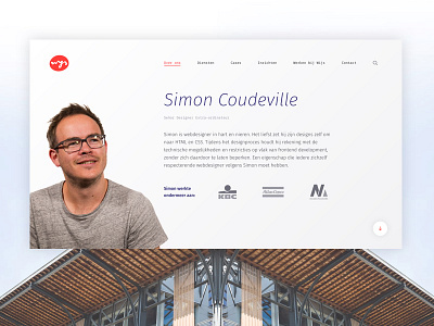 Colleague page agency design ui web website