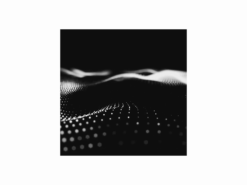 Particle Sea 🌊 animation black design dots gif particles sea trapcode waves white