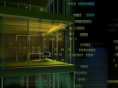 Office Building building green high house office ps