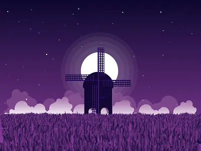 Mill gress illustration mill nature