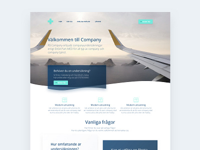 Landing Page in Progress cards hero landing landing page medicine page shadow white