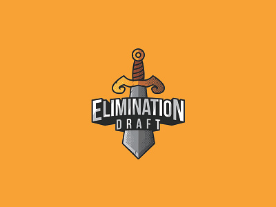 Elimination Draft Logo branding cs go design esports esports logo esport games gaming hunters logo tournament vector art sword vectors