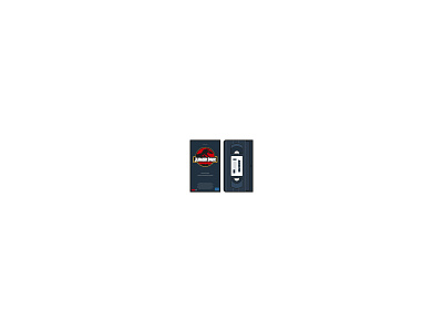 Jurassic Park cassette dinosaur icon illustration illustrator jurassic jurassic park park tiny tiny icon vhs video cassette