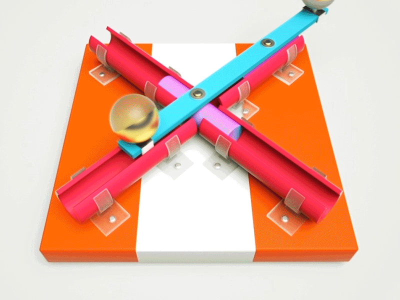 Simple Machine 01 c4d loop motion vietnam