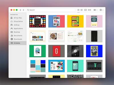 Finder - 9 Days of UI #6 finder macosx ui