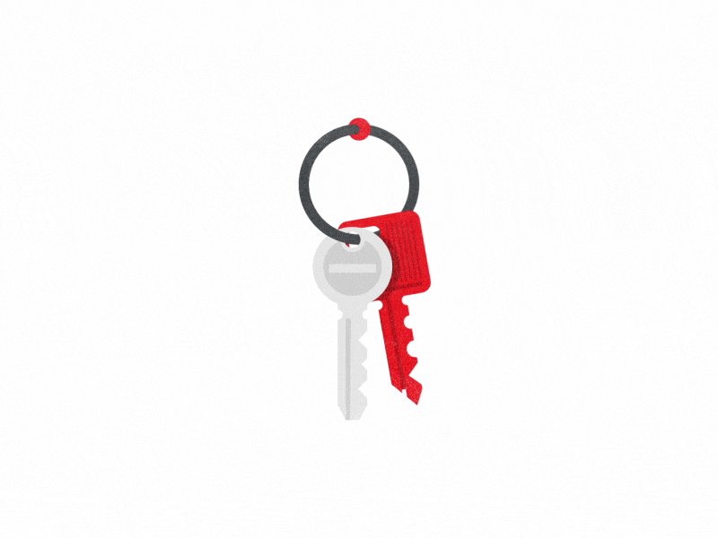 Keys 2d after effects animation bounce flat graphics keys motion motion design