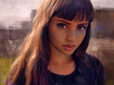 Slayer exercise illustration impressionism painterly painting portrait study