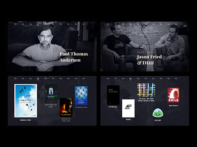 Presentation dark grid paul thomas anderson presentation typography