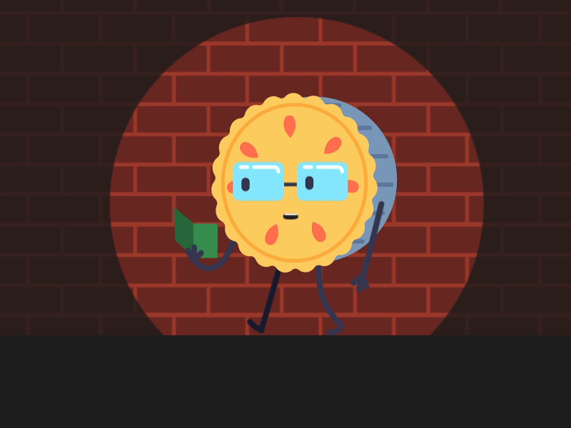 Comedy Pie after effect animation character funny gif joke motion pie scene stand up