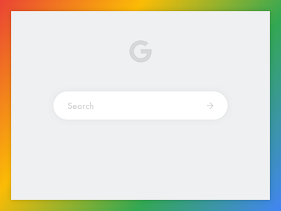 Search Page for Google dailyui day22 google greytones illustration landing page mockup search search page sketch web design